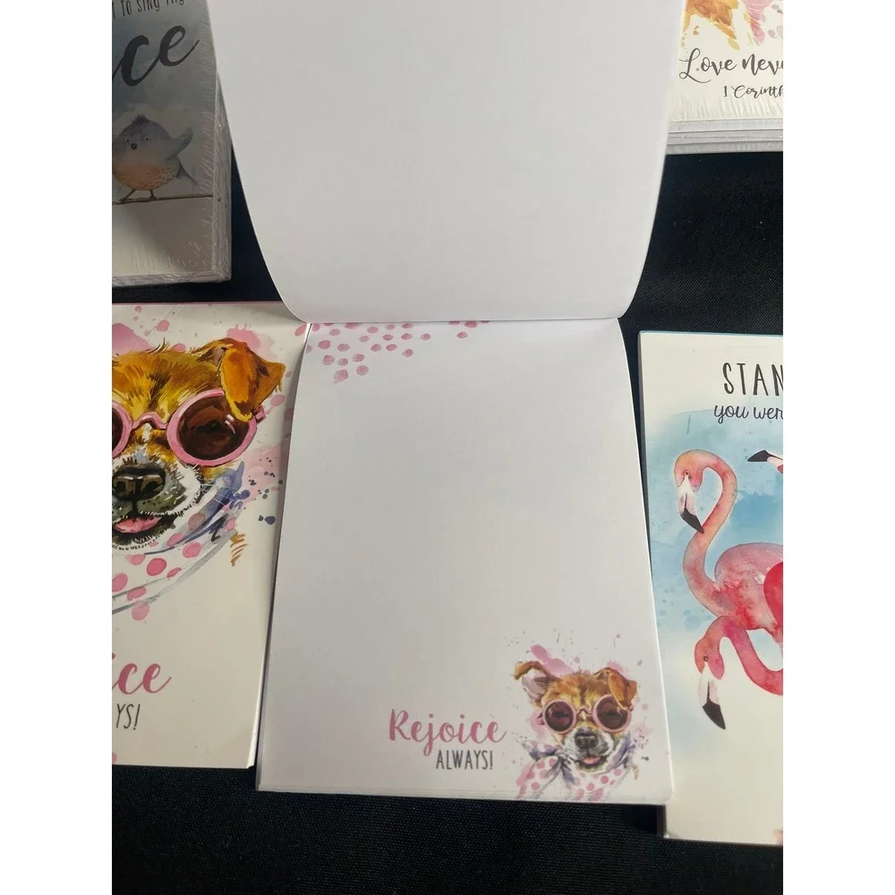 Christian Art Gifts‎ 15pc Animal Bible Verse Notepad Set 40 Sheets NP047 NP049